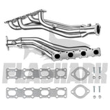Long Tube Headers for 2004-2015 Nissan Titan, Armada, NV2500, NV3500, Pathfinder & Infiniti QX56 5.6L V8 Flashark
