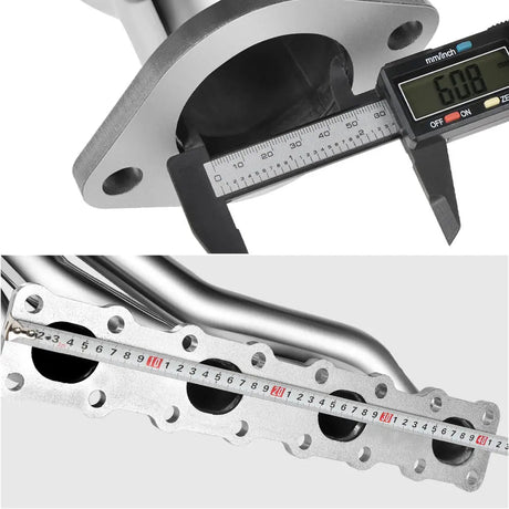 Long Tube Headers for 2004-2015 Nissan Titan, Armada, NV2500, NV3500, Pathfinder & Infiniti QX56 5.6L V8 Flashark