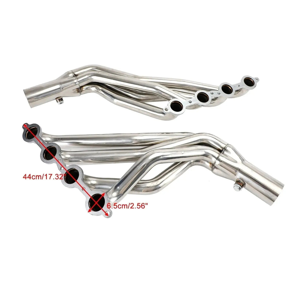 Long Tube Headers for 2007-2014 Chevy Silverado/Suburban/Tahoe GMC Sierra/Yukon Cadillac Escalade 4.8L/5.3L/6.0L/6.2L Vortec Flashark