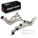 Long Tube Headers for 2007-2014 Chevy Silverado/Suburban/Tahoe GMC Sierra/Yukon Cadillac Escalade 4.8L/5.3L/6.0L/6.2L Vortec Flashark