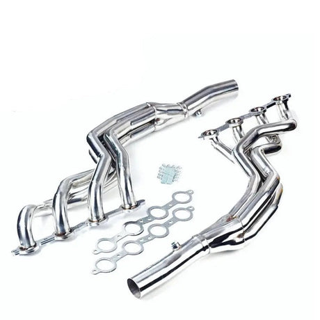 Long Tube Headers for 2010-2015 Chevrolet Chevy Camaro SS LS3 6.2L V8 Flashark