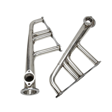 Long Tube Headers for 1965-1974 Chevy Camaro Nova Chevelle Malibu El Camino Impala | SBC 265-400 V8 | Fits Standard Vortec ZZ-4 D-port Heads | Excludes LT-1 Engines Flashark