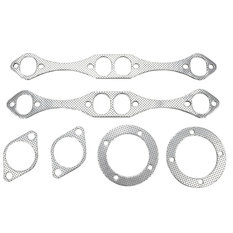 Long Tube Headers for 1965-1974 Chevy Camaro Nova Chevelle Malibu El Camino Impala | SBC 265-400 V8 | Fits Standard Vortec ZZ-4 D-port Heads | Excludes LT-1 Engines Flashark