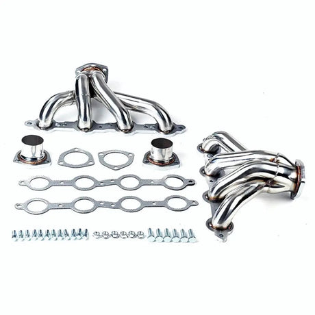 Stainless Steel Block Hugger LS Swap Exhaust Headers for 1923-1967 Chevrolet Small Block (LS1/LSX, 350 Compatible) Flashark