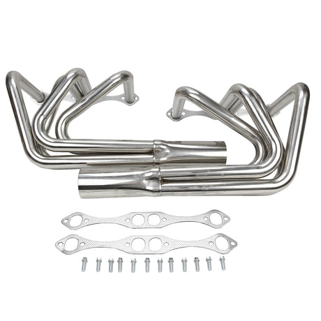 SBC 265-400 V8 Swap Headers for 1923-1948 Ford Chassis Hot Rod/T-Bucket/Sprint Car Flashark