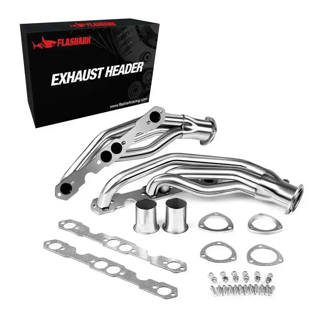 Long Tube Headers For 1988-1997 Chevy/GMC 5.7L/5.0L 305/350 SBC (Vortec/TBI) - C/K 1500/2500, Tahoe/Blazer Flashark
