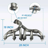 Exhaust Manifold for 1991-1999 Jeep Grand Cherokee Wrangler 4.0L Engine Dorman 674-196 Flashark