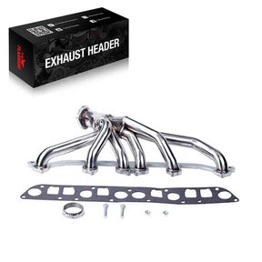 Exhaust Header | 1991-2001 Jeep Wrangler / 1993-2001 Cherokee / 1991-1992 Grand Cherokee 4.0L I6 Flashark