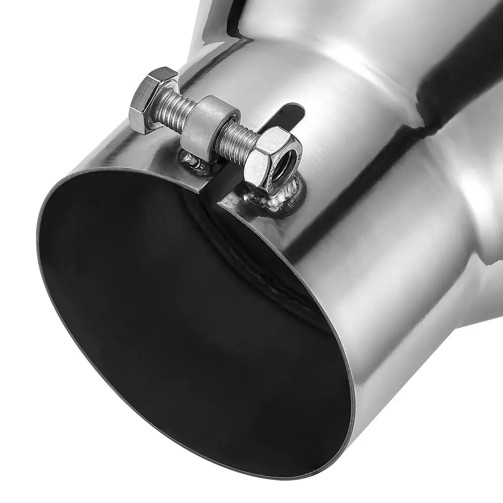 Exhaust Tip 3 Inches In, 4 Inches Out, 10 Inches Length T304 Flashark