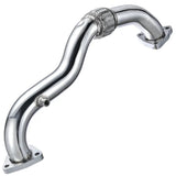 For 2008-2010 6.4L Ford Powerstroke Diesel Heavy Duty Polished Exhaust Up-Pipe