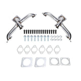 Exhaust Headers for 1932-1953 Ford Flathead V8 Pickup Truck Flashark