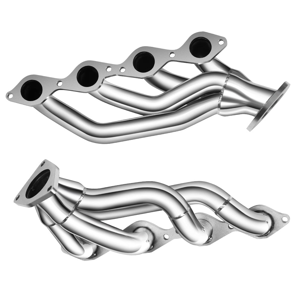 Shorty Header for 1999-2006 GMC Yukon/Sierra Chevy Avalanche/Silverado/Suburban 1500 4.8L/5.3L Flashark