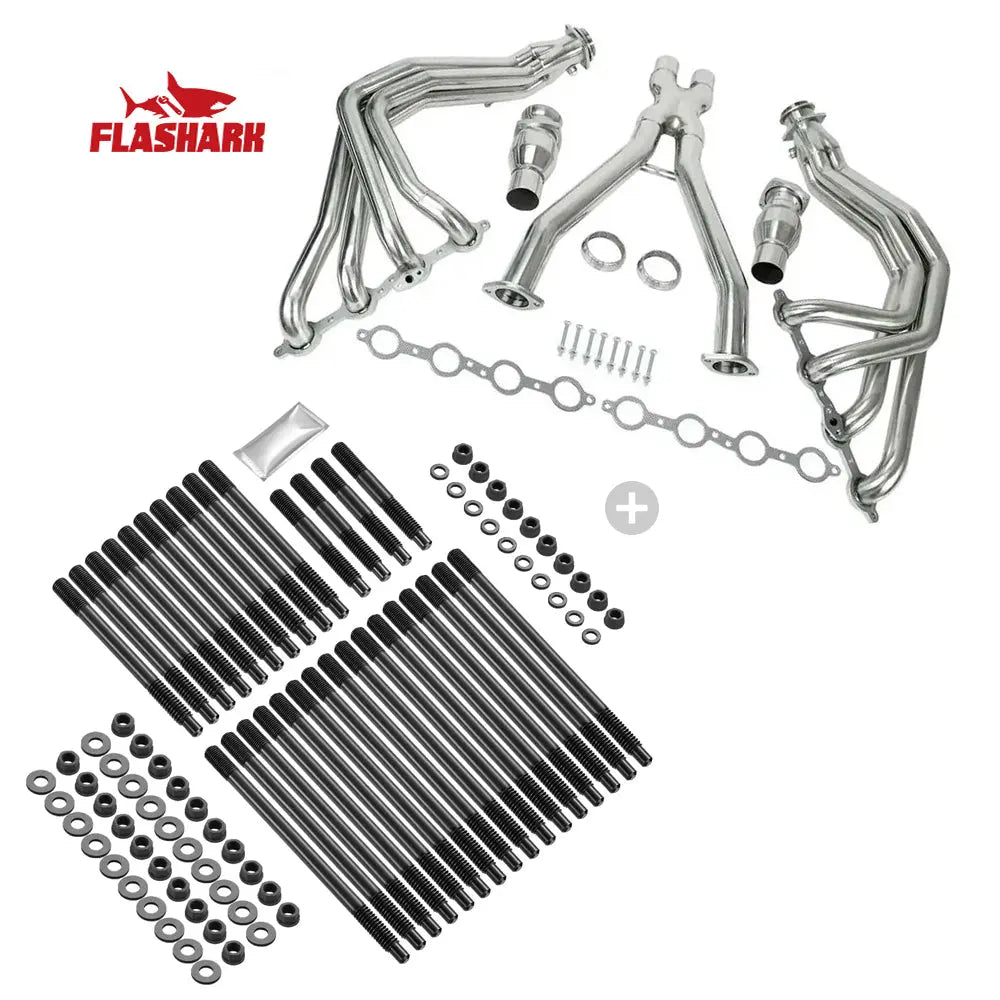 Long Tube Exhaust Headers for 1997-2004 Chevrolet Corvette C5 Base & Z06 Trim LS1/LS6 5.7L V8
