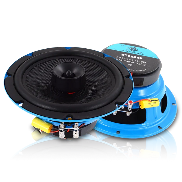 Galeforce F1-80 8" 120W Marine Midrange Speakers with Built-in Horn (Pair) Galeforce Audio