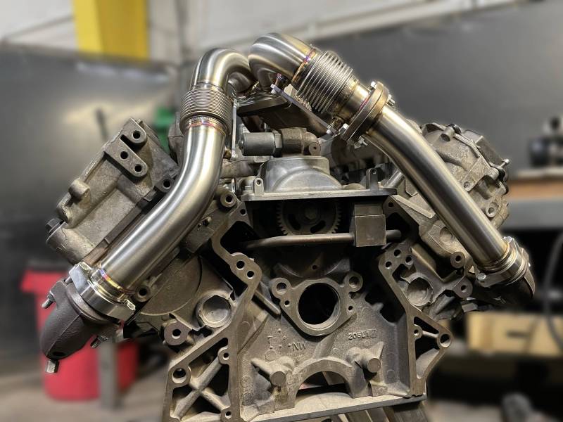 MPP 6.0L POWER STROKE T4 NON VGT TURBO KIT Maryland Performance Products
