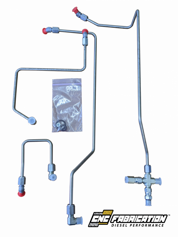 98.5-03 7.3L CNC Fab 4-Line Feed Fuel Line Kit