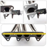 Exhaust Header for 1998-2002 Honda Accord EX/ LX CG1/ CG2 4Cyl 4-2-1 2.3L F23A1/F23A4/ F23A5 Flashark