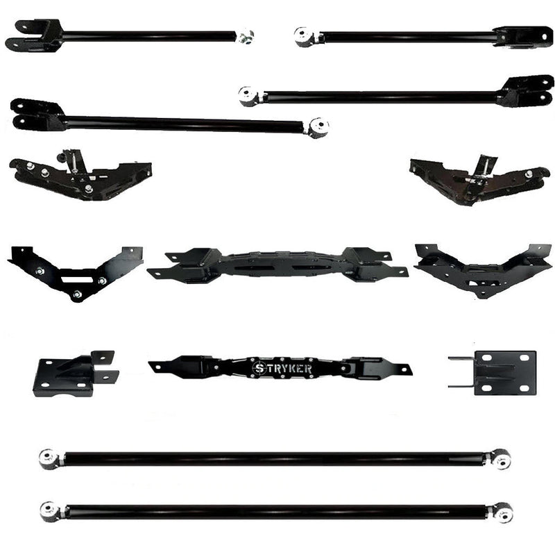 10" to 14" F250 F350 TUBE LONG ARM 4-Link Lift Upgrade for 2017-2022 Super Duty Stryker Off Road Design