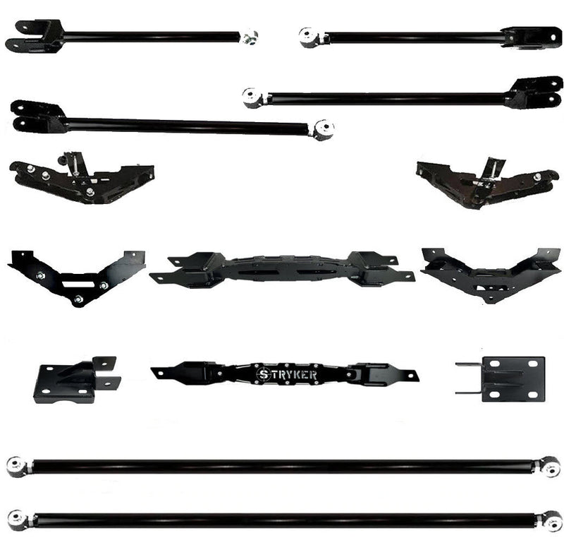 10" to 14" F250 F350 TUBE LONG ARM 4-Link Lift Upgrade for 2017-2022 Super Duty Stryker Off Road Design