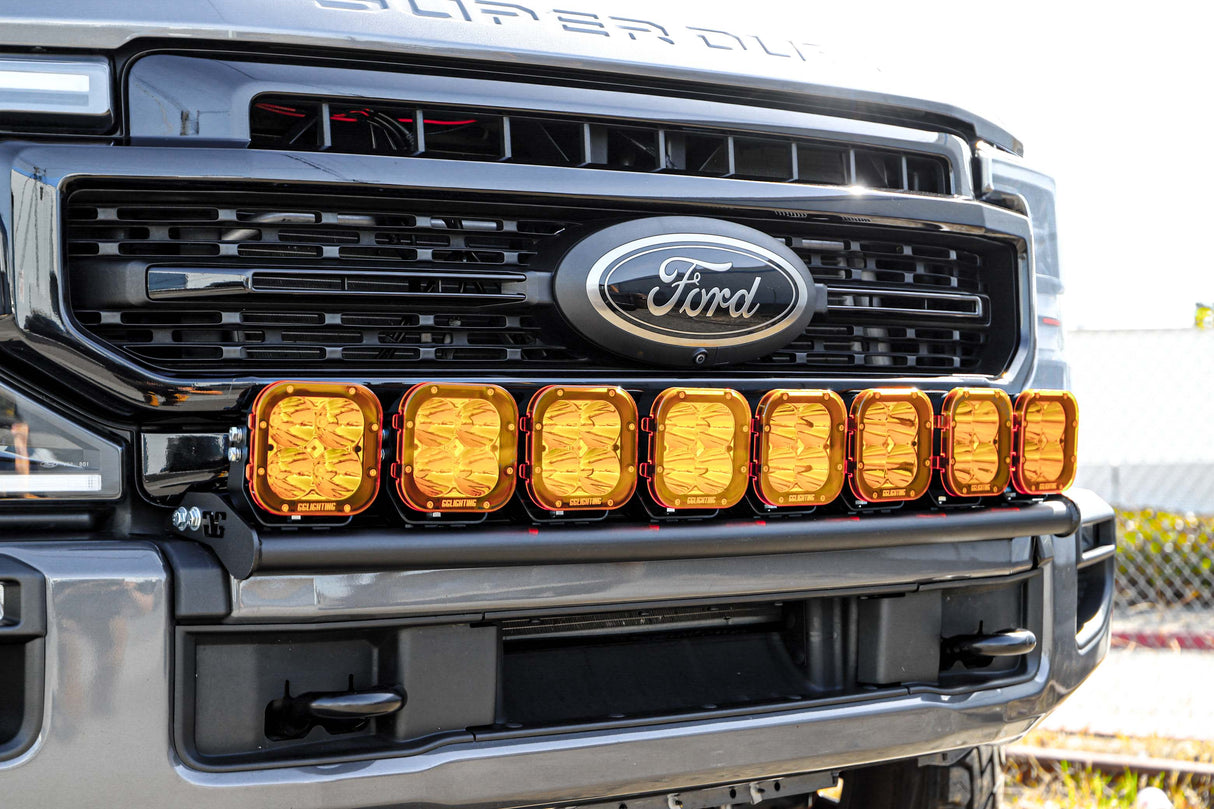 2011+ F250 / F350 Superduty 8 Light Bumper Mount Kit GGLighting