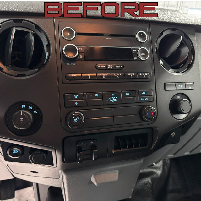 Ford F-250/350 & F-450/650 2009-2014 Workshop 12 Tesla-Style Screen Workshop 12