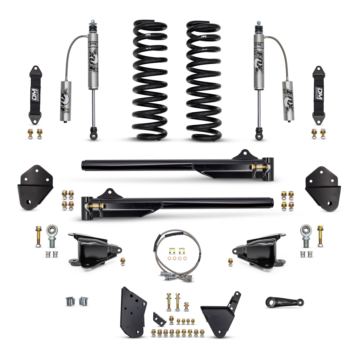 Desolate Motorsports F-250/F-350 2WD 4" Lift (BOLT ON) Front Only - 1992-1997 Ford F-Series Desolate Motorsports