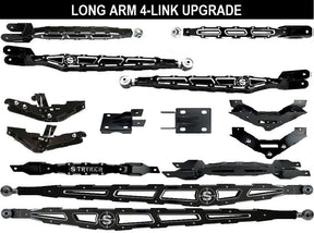 10" to 14" F450 LONG ARM 4-Link Lift Upgrade for 2017-2022 Super Duty Stryker Off Road Design