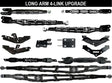 10" to 14" F250 F350 LONG ARM 4-Link Lift Upgrade for 2011-2016 Super Duty Stryker Off Road Design