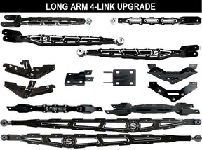10" to 14" F250 F350 LONG ARM 4-Link Lift Upgrade for 2011-2016 Super Duty Stryker Off Road Design