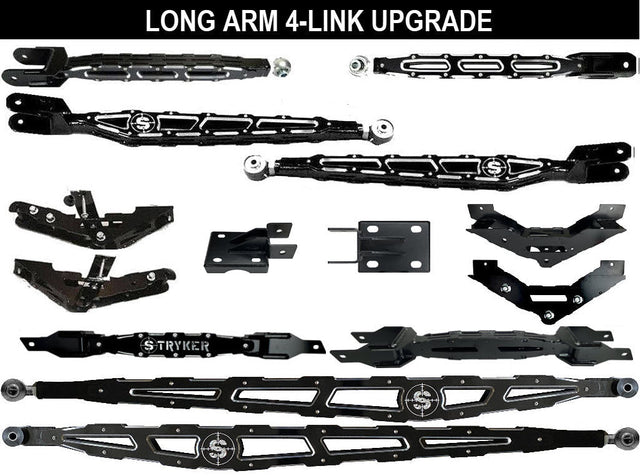 10" to 14" F250 F350 LONG ARM 4-Link Lift Upgrade for 2011-2016 Super Duty Stryker Off Road Design