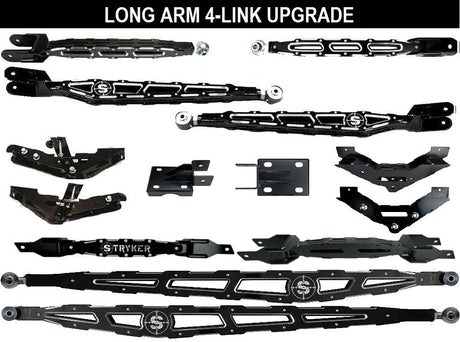 10" to 14" F250 F350 LONG ARM 4-Link Lift Upgrade for 2017-2022 Super Duty Stryker Off Road Design
