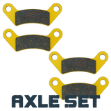 Cushman Hauler, Refesher, Shuttle, Titan XD  2009-2025 Ceramic Brake Pad Set Traild