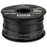 500Ft 14 Gauge Black Primary Wire (APV-C14-500 BLK) Audiopipe