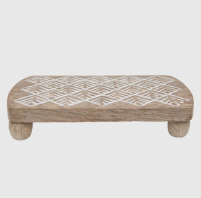 Etched Wooden Tray KB Decor & More