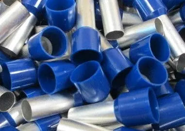 1/0 Awg Single Insulated Wire Ferrules Blue E50-25 10 PCS AC/DC WIRE AND SUPPLY