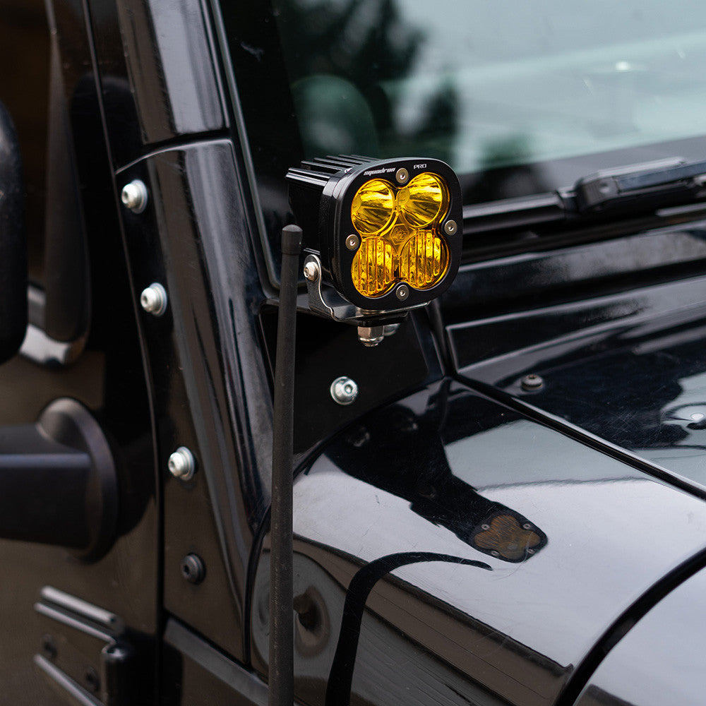 Baja Designs Squadron Pro Black LED Auxiliary Light Pod Pair Baja Designs