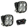 Baja Designs Squadron Pro Black LED Auxiliary Light Pod Pair Baja Designs