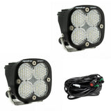 BAJA DESIGNS Squadron Sport Black LED Auxiliary Light Pod Pair - Universal