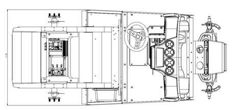 Navitas Aluminum Golf Cart Chassis