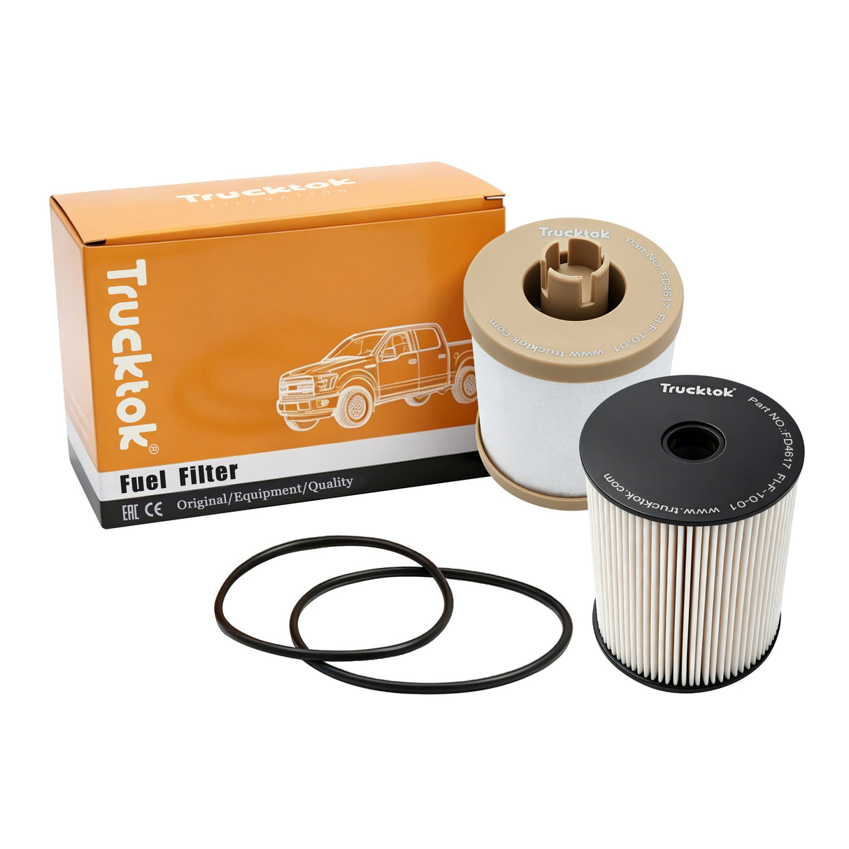 Trucktok 2008-2010 6.4L Ford Powerstroke Diesel Fuel Filter Replaces FD4617 TruckTok