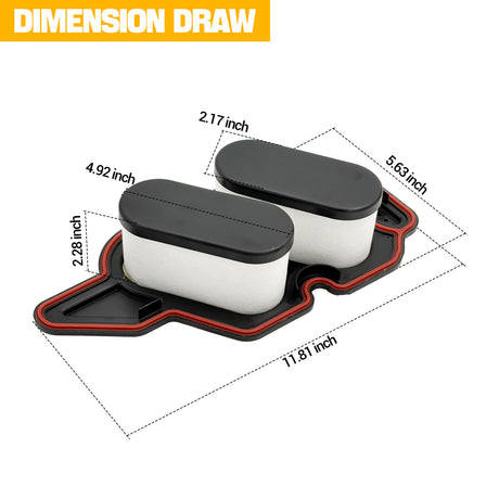 Trucktok 2016-2019 6.7L Ford Powerstroke CCV Filter Replaces FL2077 TruckTok
