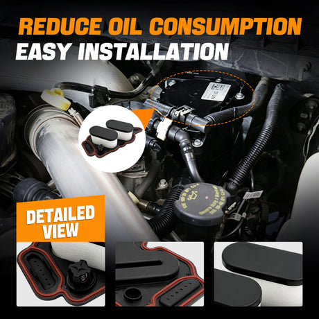 Trucktok 2016-2019 6.7L Ford Powerstroke CCV Filter Replaces FL2077 TruckTok