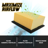Trucktok 2007.5-2024 6.7L Dodge Ram Diesel Air Filter Replace 53034051AB TruckTok