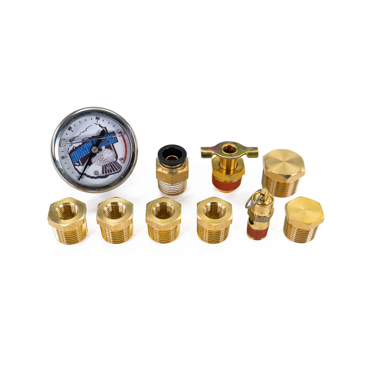 5-Gallon Single Compressor Fitting Kit HornBlasters