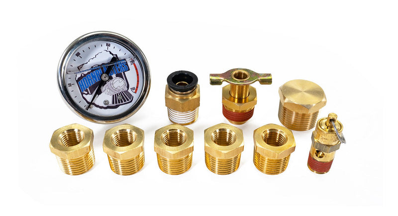8-Gallon Dual Compressor Fitting Kit