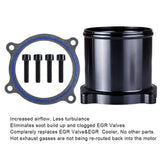 For 2010-2014 6.7L Dodge Ram Cummins EGR Throttle Valve Cooler Delete Kit Flashark