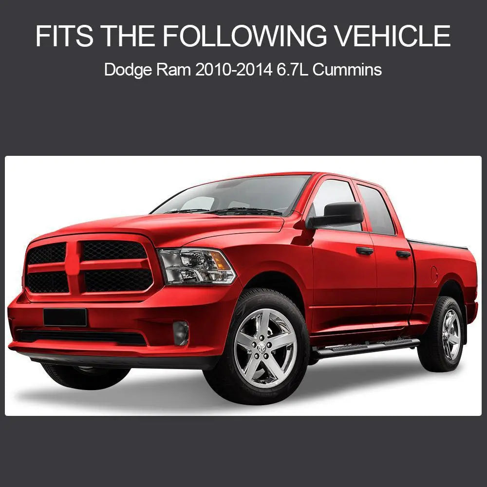 For 2010-2014 6.7L Dodge Ram Cummins EGR Throttle Valve Cooler Delete Kit Flashark