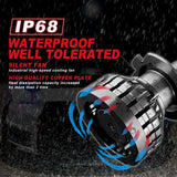 9005/HB3 H4 H7 H11 H13 LED Headlight Bulbs 80W 6400LM 6000K 2 Bulbs