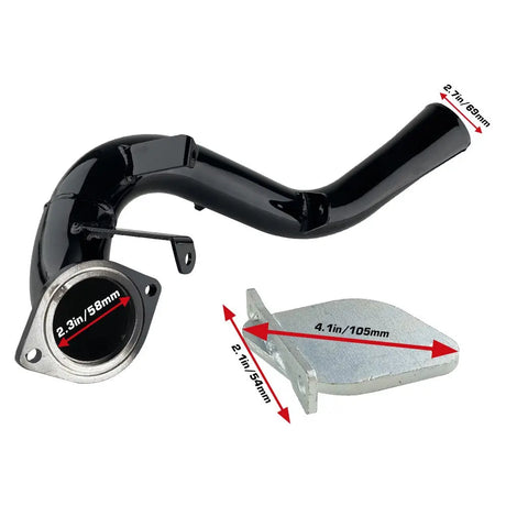 For 2007.5-2010 6.6L Chevy Silverado GMC Sierra Duramax LMM Diesel EGR Delete Kit (Upgraded)