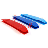 M-Colored Stripe Grille Insert Trims Compatible with BMW 11-20 X3 X4 Flashark